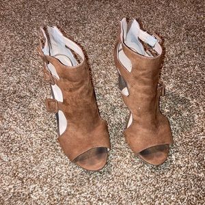 Brown heels